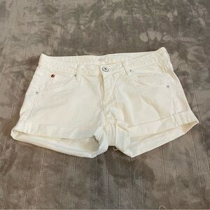 Hudson White Shorts size 27